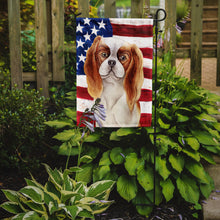 Load image into Gallery viewer, Cavalier Spaniel Patriotic Garden Flag - Outdoor Decorative Yard Flag CK1384GF