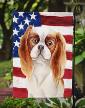 Load image into Gallery viewer, Cavalier Spaniel Patriotic Garden Flag - Outdoor Decorative Yard Flag CK1384GF