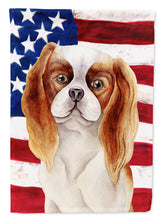 Load image into Gallery viewer, Cavalier Spaniel Patriotic Garden Flag - Outdoor Decorative Yard Flag CK1384GF
