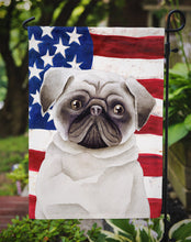 Load image into Gallery viewer, Pug Patriotic Garden Flag - Outdoor Decorative Yard Flag CK1385GF