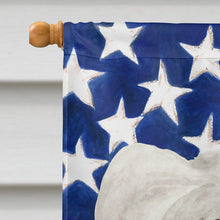 Load image into Gallery viewer, Chinese Crested Patriotic Flag Canvas House Size CK1387CHF