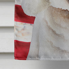 Load image into Gallery viewer, Bichon Frise Patriotic Flag Canvas House Size CK1388CHF