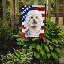 Load image into Gallery viewer, Bichon Frise Patriotic Garden Flag - Outdoor Decorative Yard Flag CK1388GF