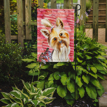 Load image into Gallery viewer, Yorkie Yorkshier Terrier Love Garden Flag - Outdoor Decorative Yard Flag CK1389GF