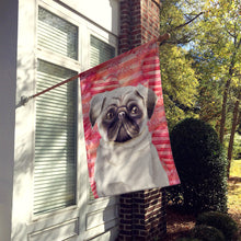 Load image into Gallery viewer, Pug Love Flag Canvas House Size CK1392CHF