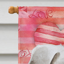 Load image into Gallery viewer, Pug Love Flag Canvas House Size CK1392CHF