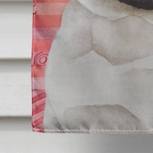 Load image into Gallery viewer, Pug Love Flag Canvas House Size CK1392CHF