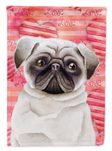 Load image into Gallery viewer, Pug Love Flag Canvas House Size CK1392CHF