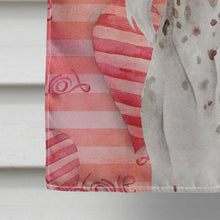 Load image into Gallery viewer, Chinese Crested Love Flag Canvas House Size CK1394CHF