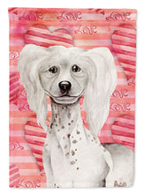 Load image into Gallery viewer, Chinese Crested Love Flag Canvas House Size CK1394CHF