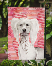 Load image into Gallery viewer, Chinese Crested Love Garden Flag - Outdoor Decorative Yard Flag CK1394GF