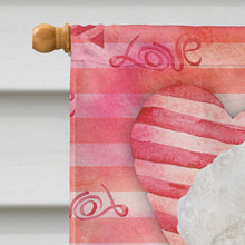 Load image into Gallery viewer, Bichon Frise Love Flag Canvas House Size CK1395CHF