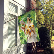 Load image into Gallery viewer, Yorkie Yorkshier Terrier Shamrocks Flag Canvas House Size CK1396CHF