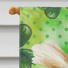 Load image into Gallery viewer, Yorkie Yorkshier Terrier Shamrocks Flag Canvas House Size CK1396CHF