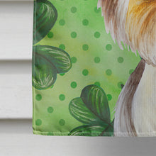 Load image into Gallery viewer, Yorkie Yorkshier Terrier Shamrocks Flag Canvas House Size CK1396CHF