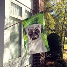 Load image into Gallery viewer, Pug Shamrocks Flag Canvas House Size CK1399CHF