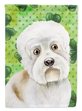 Load image into Gallery viewer, Dandie Dinmont Shamrocks Flag Canvas House Size CK1400CHF