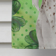Load image into Gallery viewer, Chinese Crested Shamrocks Flag Canvas House Size CK1401CHF