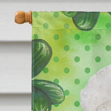 Load image into Gallery viewer, Bichon Frise Shamrocks Flag Canvas House Size CK1402CHF