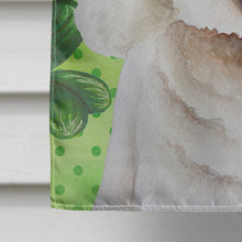 Load image into Gallery viewer, Bichon Frise Shamrocks Flag Canvas House Size CK1402CHF