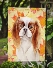 Load image into Gallery viewer, Cavalier Spaniel Fall Garden Flag - Outdoor Decorative Yard Flag CK1405GF