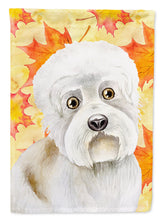 Load image into Gallery viewer, Dandie Dinmont Fall Flag Canvas House Size CK1407CHF