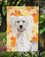 Load image into Gallery viewer, Chinese Crested Fall Garden Flag - Outdoor Decorative Yard Flag CK1408GF