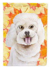 Load image into Gallery viewer, Bichon Frise Fall Flag Canvas House Size CK1409CHF