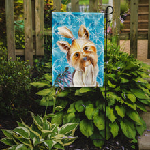 Load image into Gallery viewer, Yorkie Yorkshier Terrier Winter Garden Flag - Outdoor Decorative Yard Flag CK1410GF