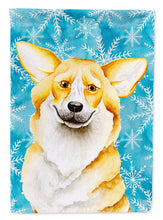 Load image into Gallery viewer, Corgi Winter Flag Canvas House Size CK1411CHF