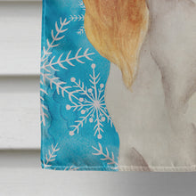 Load image into Gallery viewer, Cavalier Spaniel Winter Flag Canvas House Size CK1412CHF