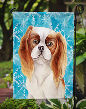Load image into Gallery viewer, Cavalier Spaniel Winter Garden Flag - Outdoor Decorative Yard Flag CK1412GF