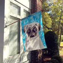 Load image into Gallery viewer, Pug Winter Flag Canvas House Size CK1413CHF