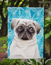 Load image into Gallery viewer, Pug Winter Garden Flag - Outdoor Decorative Yard Flag CK1413GF