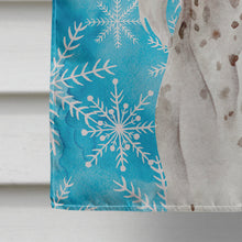 Load image into Gallery viewer, Chinese Crested Winter Flag Canvas House Size CK1415CHF