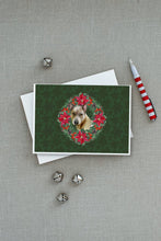 Load image into Gallery viewer, Thai Ridgeback Poinsetta Wreath Greeting Cards -  Blank Note Cards – 8-Pack of Artist-Designed Cards with Envelopes