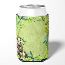 Load image into Gallery viewer, Panda Bear and Bamboo Can or Bottle Hugger