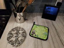 Load image into Gallery viewer, Panda Bear and Bamboo Pot Holders - Set of 2 - Heat-Resistant Kitchen Essentials