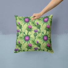 Load image into Gallery viewer, Thistle Throw Pillow - 14x14 Decorative Pillow – Art for Your Home &amp; Patio CK1699PW1414