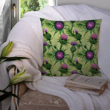Load image into Gallery viewer, Thistle Throw Pillow - 14x14 Decorative Pillow – Art for Your Home &amp; Patio CK1699PW1414