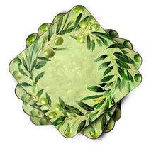 Load image into Gallery viewer, Olives Coasters - Set of 4 Lightweight Foam, Absorbent Drink Coasters