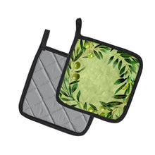 Load image into Gallery viewer, Olives Pot Holders - Set of 2 - Heat-Resistant Kitchen Essentials