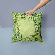 Load image into Gallery viewer, Olives Throw Pillow - 14x14 Decorative Pillow – Art for Your Home &amp; Patio CK1702PW1414