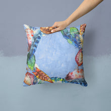Load image into Gallery viewer, Feathers Throw Pillow - 14x14 Decorative Pillow – Art for Your Home &amp; Patio CK1704PW1414