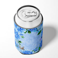 Load image into Gallery viewer, Blue Dahlias Can or Bottle Hugger