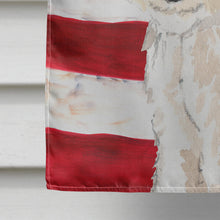 Load image into Gallery viewer, Patriotic USA Fox Terrier Flag Canvas House Size CK1707CHF