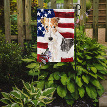 Load image into Gallery viewer, Patriotic USA Fox Terrier Garden Flag - Outdoor Decorative Yard Flag CK1707GF