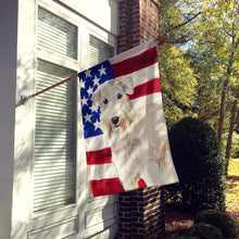 Load image into Gallery viewer, Patriotic USA Wheaten Terrier Flag Canvas House Size CK1709CHF
