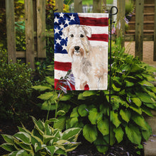 Load image into Gallery viewer, Patriotic USA Wheaten Terrier Garden Flag - Outdoor Decorative Yard Flag CK1709GF