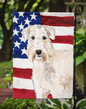 Load image into Gallery viewer, Patriotic USA Wheaten Terrier Garden Flag - Outdoor Decorative Yard Flag CK1709GF